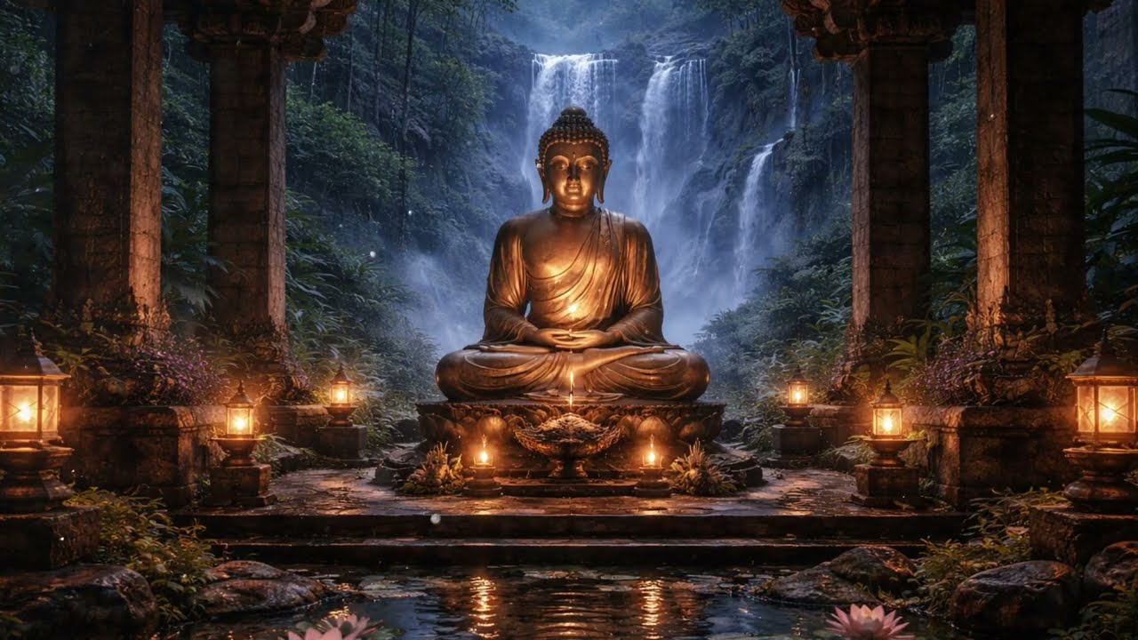 Sacred Buddha Temple Deep Sleep Ambient Music