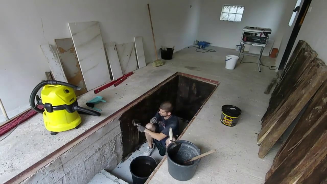 Turning the old garage into the new workshop: Part 5 - Car Repair Pit modification