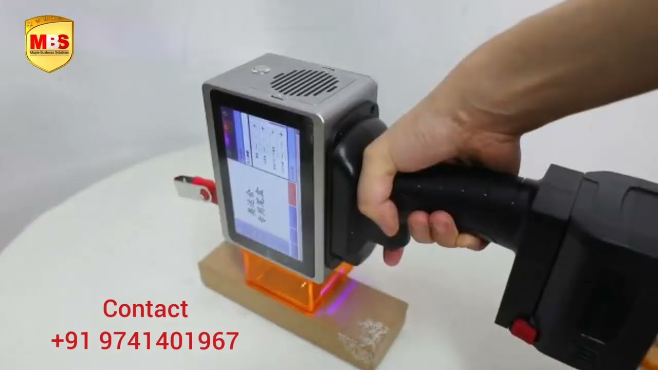 Portable handheld laser marking machine || laser Engraving machine ||