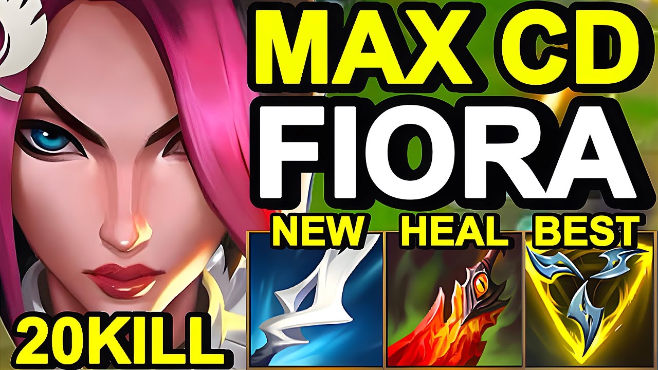 Wild Rift China Fiora Top - BROKEN MAX COOL DOWN FIORA BUILD RUNES - Challenger Solo Rank Gameplay