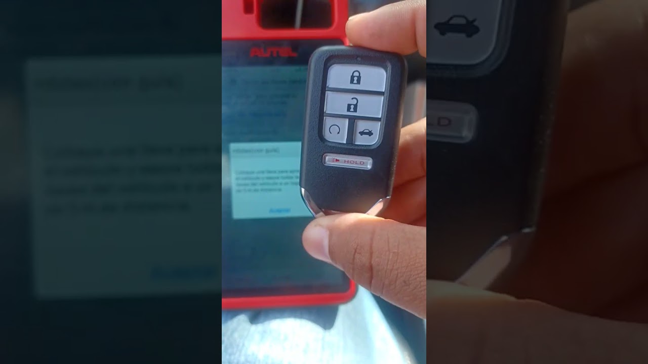 PROGRAMACION DE LLAVES PERDIDAS HONDA ACCORD 2013 SMARKEY CON AUTEL KM100