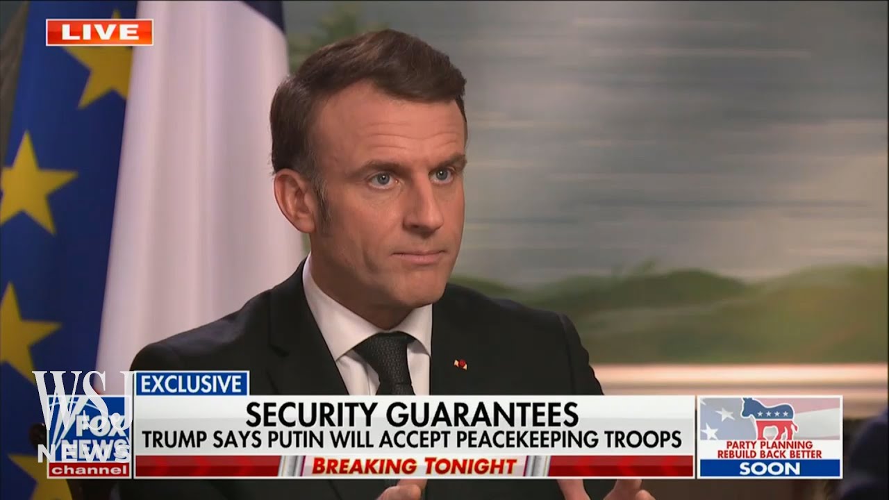 Macron Says Ukraine Truce Could Be Weeks Away | WSJ News