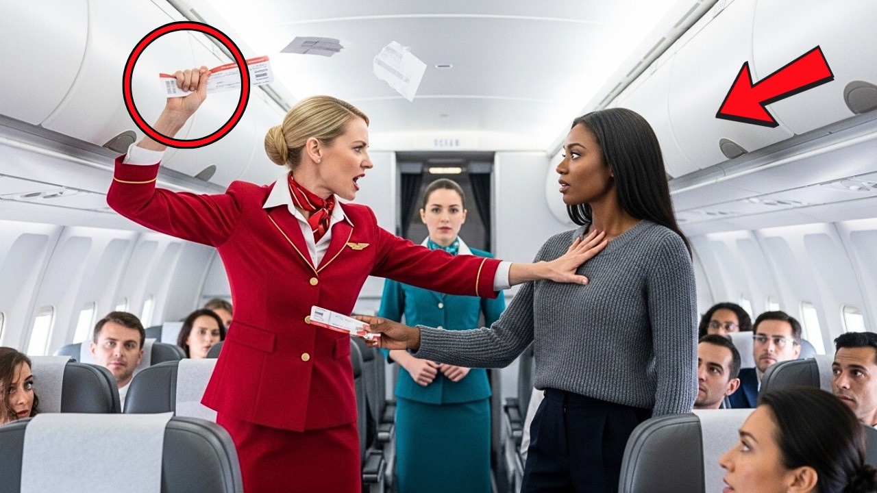 Flight Attendant Rips Up Black Girl’s Ticket — Not Knowing She’s the FAA Inspector