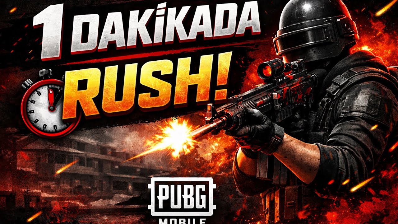 🔥 1 DAKİKADA RUSH | 1V5 🔥