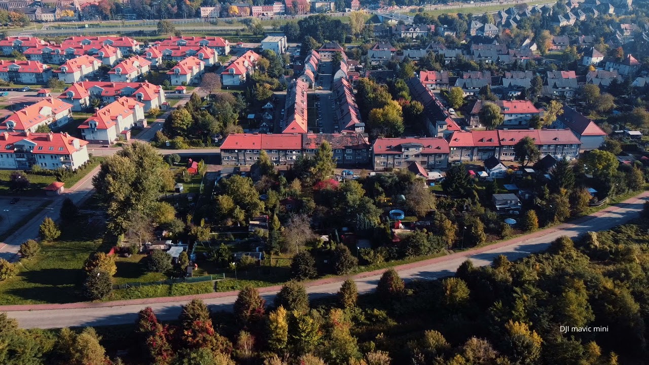 Zabrze z drona - Zaborze,Krucza,Jodłowa,Skargi,Luizy