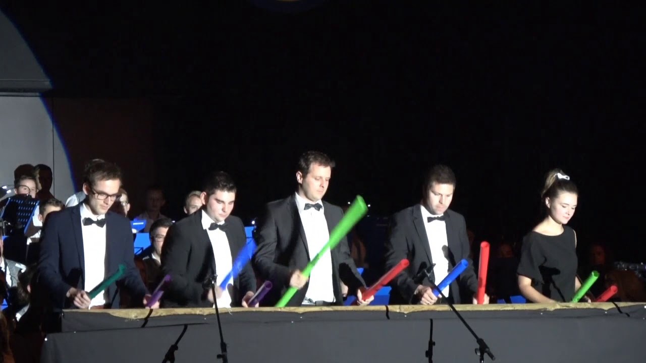 Boomwhackersauftritt der Ertinger Schlagzeuger