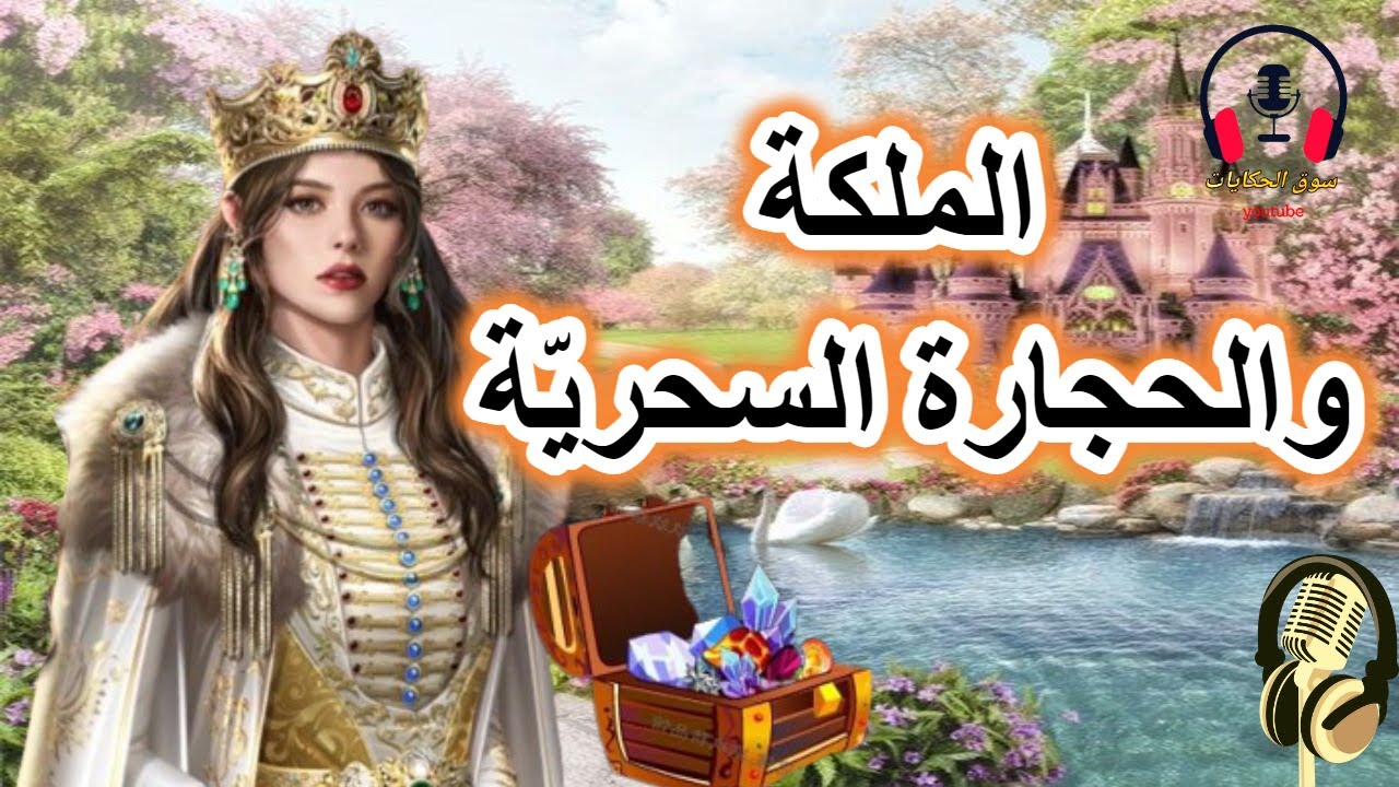 قصة الملكة والحجارة السحرية، من القصص الخيالية قبل النوم، ضع السماعات واستمع، سوق الحكايات والقصص