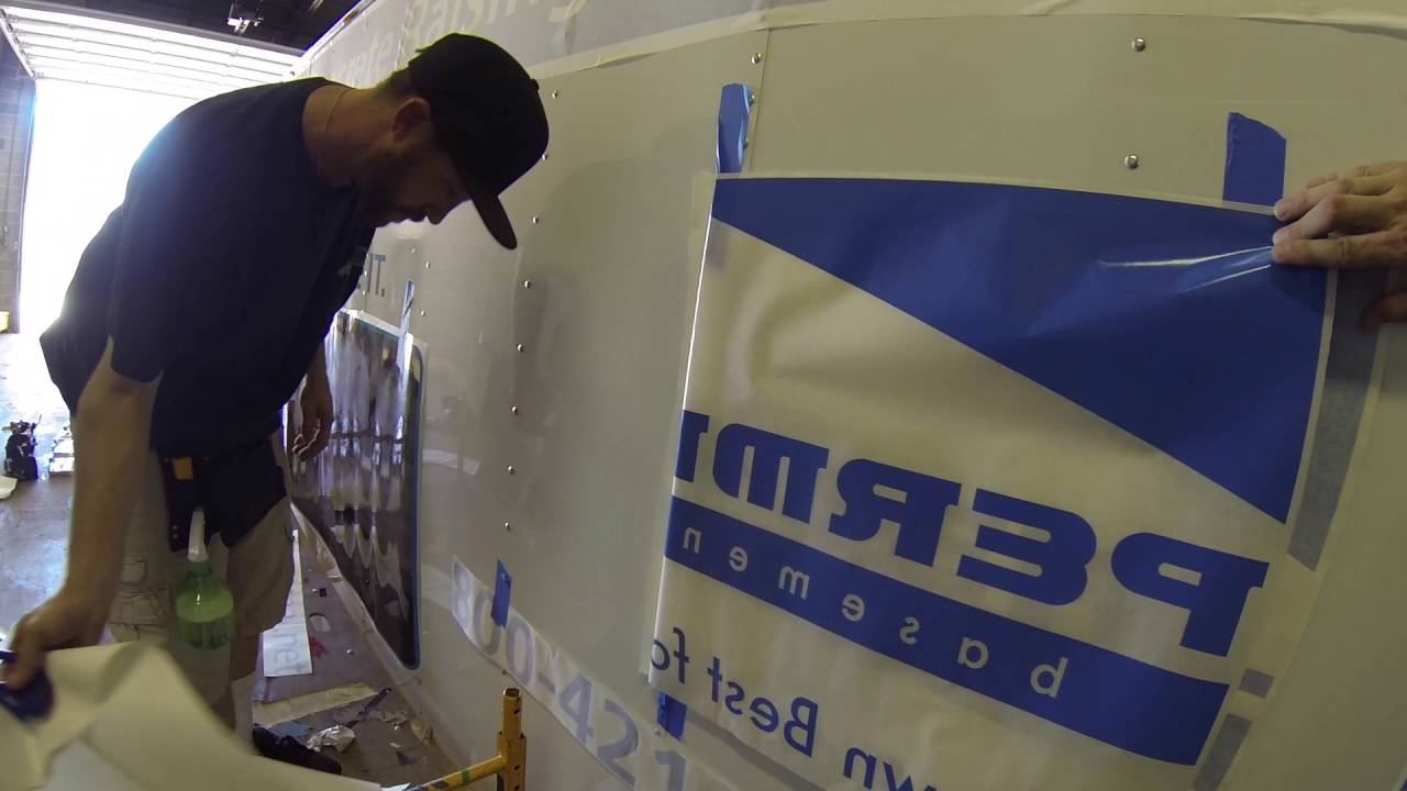 Perma Seal Box Truck Vinyl Install