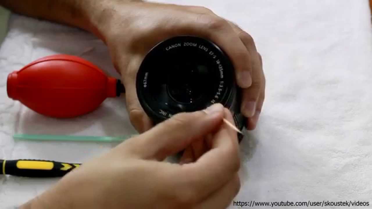 طريقة تنظيف عدسات كانون / Canon's lens cleaning