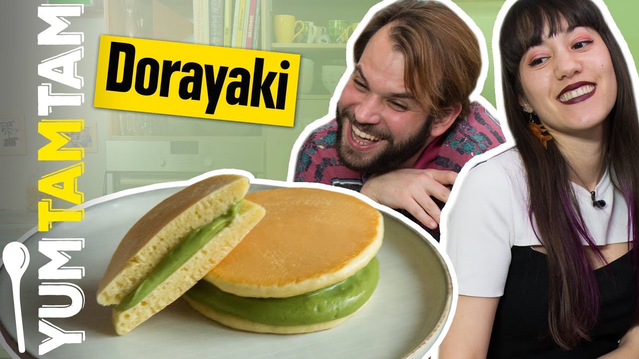 Japanische Dorayaki // Mit Matcha-Füllung // #yumtamtam