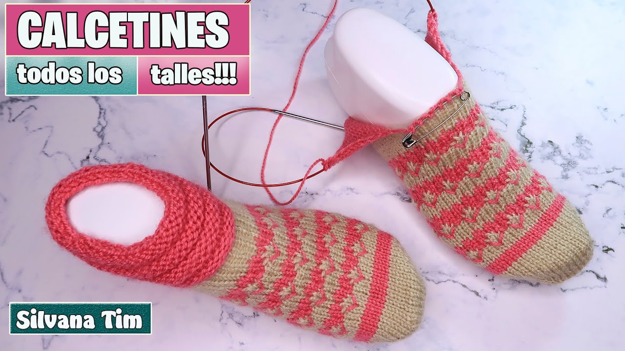 🌟 Teje Calcetines o Babuchas Desde la Puntera 🧶 Método Judy ¡Súper Fácil! 🧦