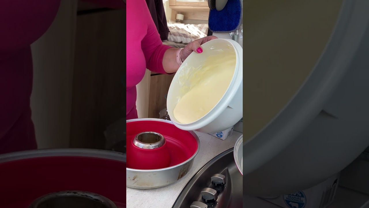 Käsekuchen ohne Boden im Omnia Backofen