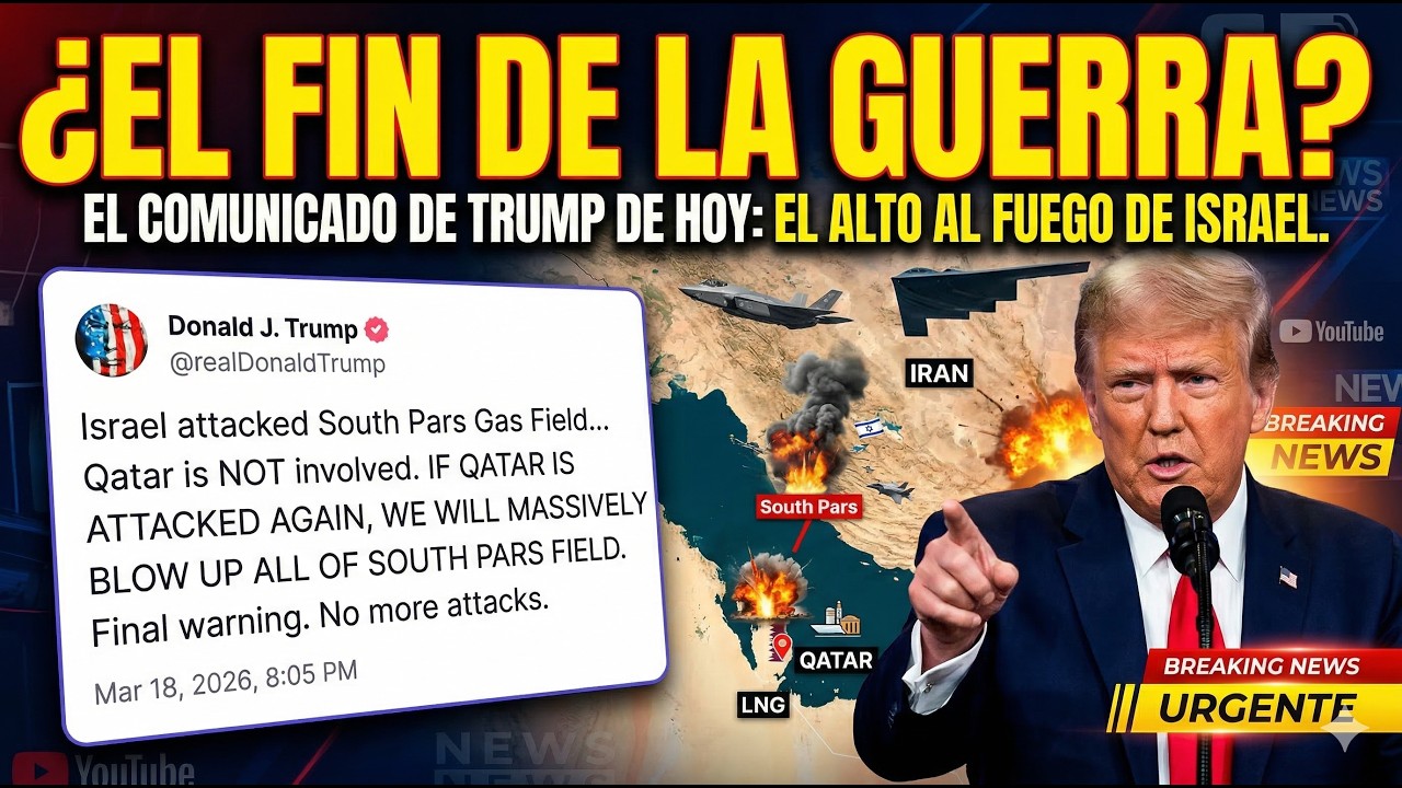 El mensaje de HOY de Donald Trump: ¿Se acerca el fin de la guerra?