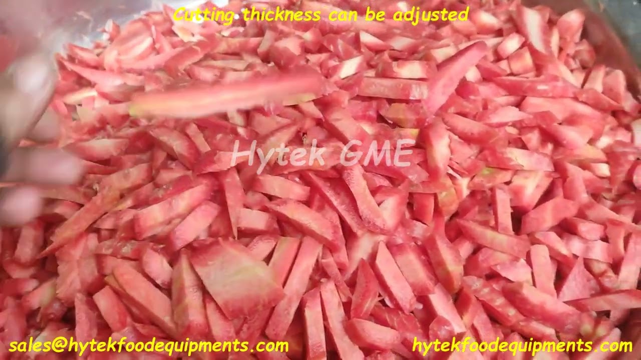 Carrot Cutting Machine for Pickles | Carrot Pickle Cutting | Chilli, Ginger, Mango Pickle Cutting