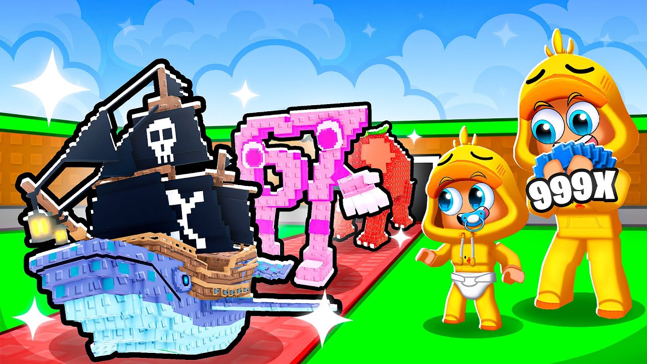 Ik Geef Baby Dennus 999x GELUK In Steal A Brainrot! (Roblox)