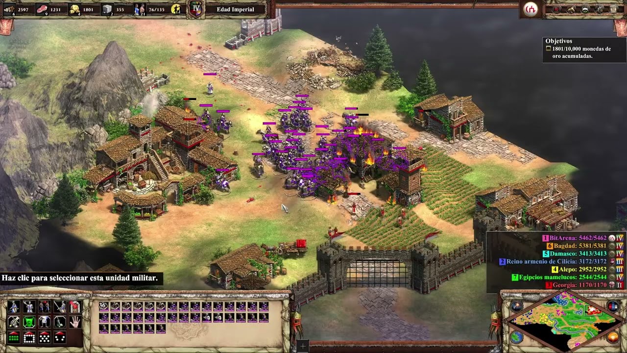 AOE2 DEFINITIVE EDITION #CAMPAÑA ASIA #TAMERLAN #5 EL AZOTE DE LEVANTE