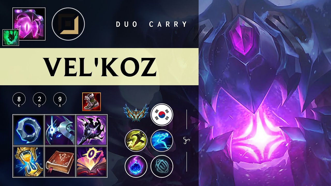 Vel'Koz Carry vs Tristana - KR Challenger Patch 26.02
