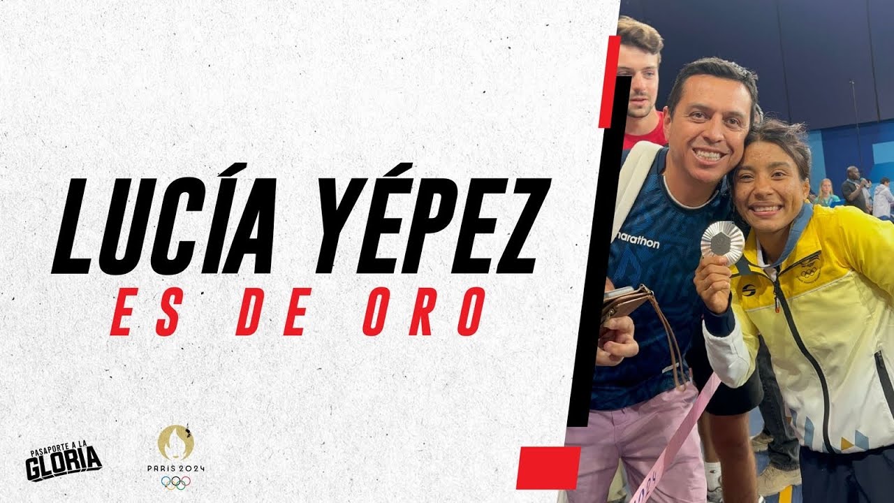 LUCIA YÉPEZ MEDALLA DE PLATA EN PARÍS, CORAZÓN DE ORO EN ECUADOR, FESTEJOS DE LOS ECUATORIANOS