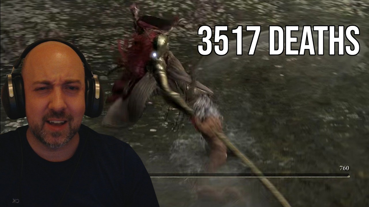 3517 Deaths. 39 Hours on Malenia. My First Elden Ring SL1 Run.