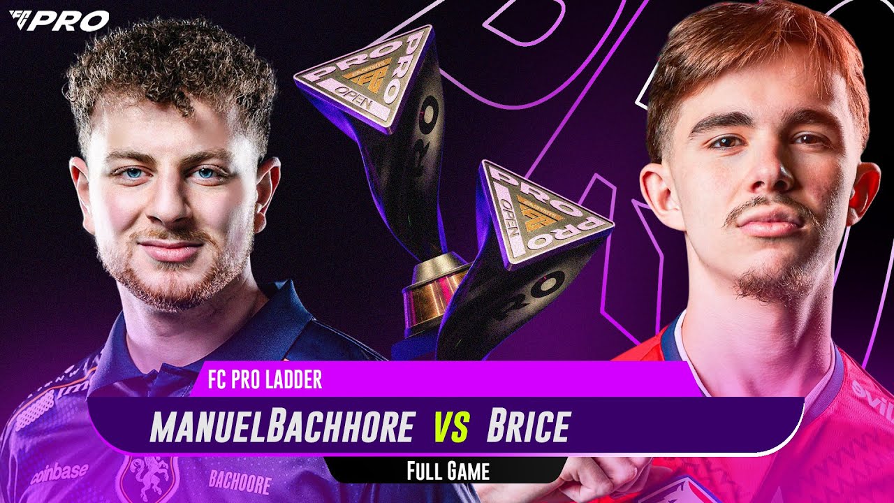 MANUEL BACHOORE VS BRICE IN PRO LADDER (INTENSE GAME AND RAGE QUIT ) FC26 PRO