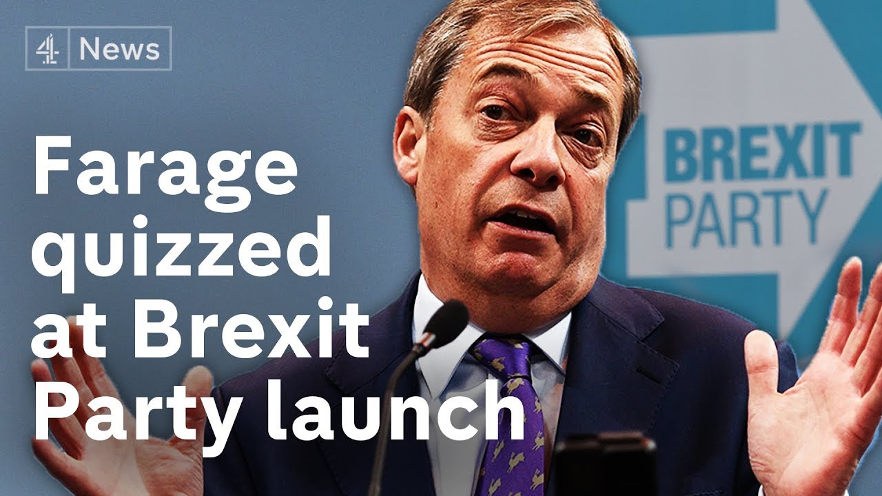 Nigel Farage launches &lsquo;The Brexit Party&rsquo; ahead of EU elections