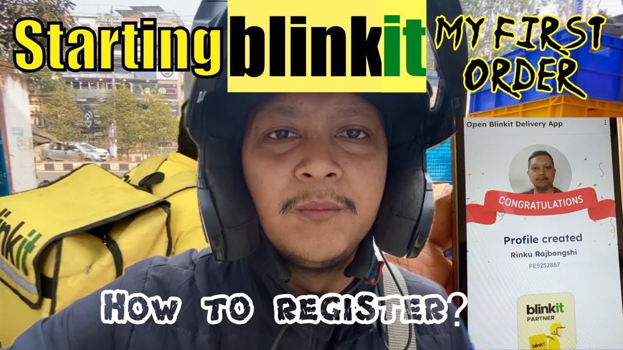 #blinkit Delivery in #guwahati How to Register & My first order #vlog || @RinkuJourney