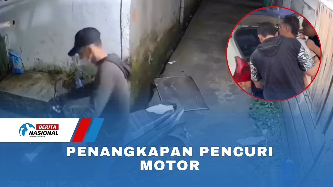 Penangkapan Pencuri Motor