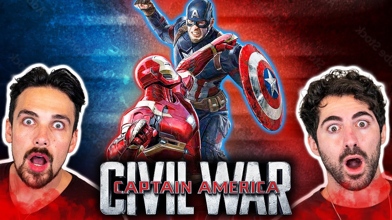 First time watching *CAPTAIN AMERICA: CIVIL WAR* holy crap!!