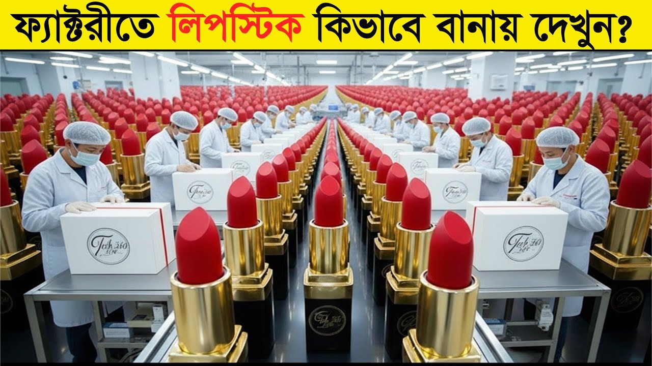 লিপস্টিক কীভাবে তৈরি হয়? পোকা থেকে আধুনিক বিউটি প্রোডাক্ট!