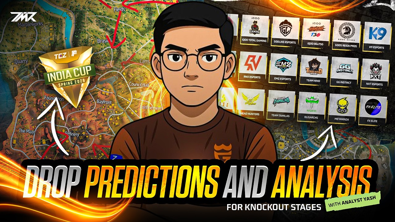 KNOCKOUT STAGE INTEL REVEALED! DROP PREDICTIONS, ROTATIONS & META READ — ANALYST YASH LIVE 🚨