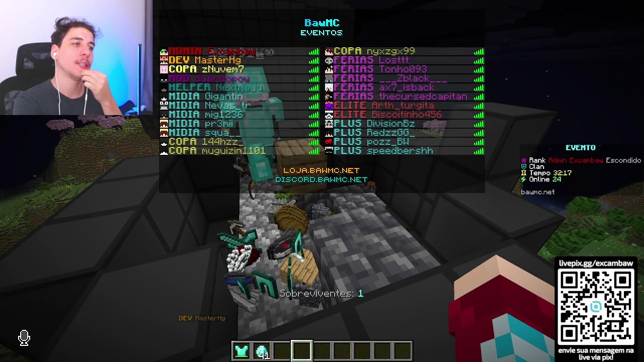 Cupom CARNAVAL + Evento no Survival