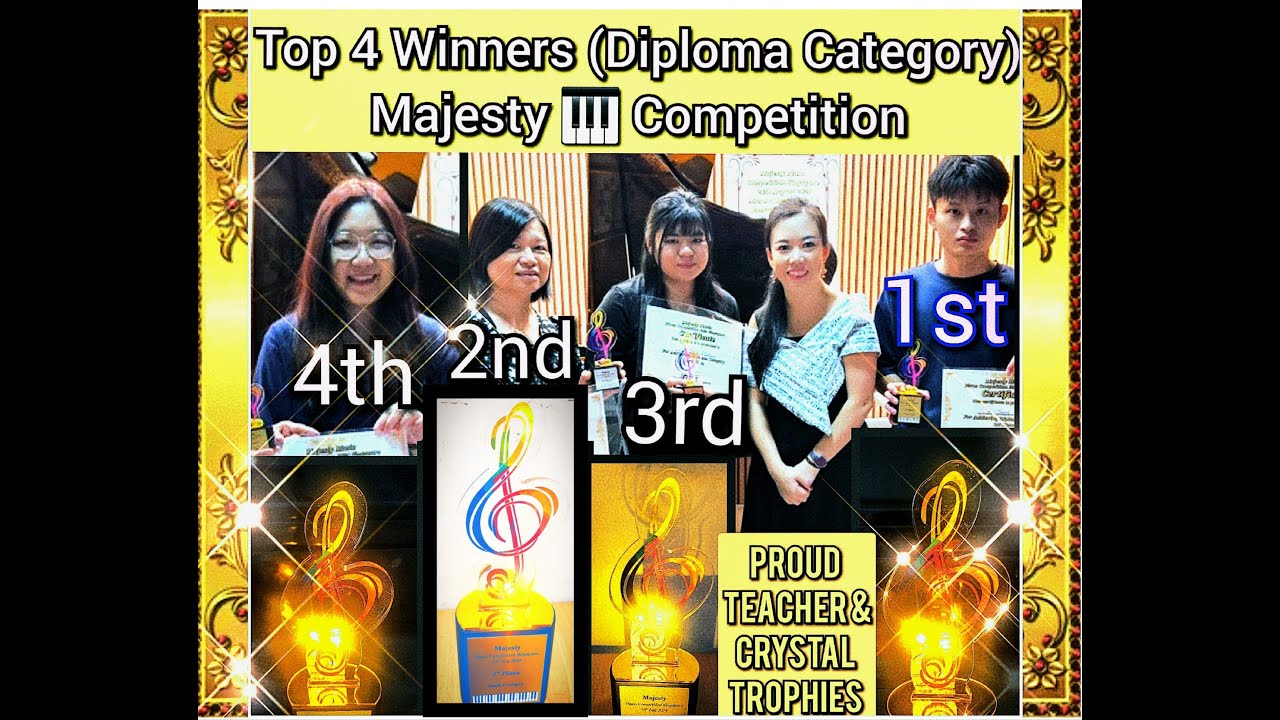 Top 4 Diploma Piano Winners in Majesty Piano Competition 2024 | Diploma Piano exams ATCL, LTCL, ARSM