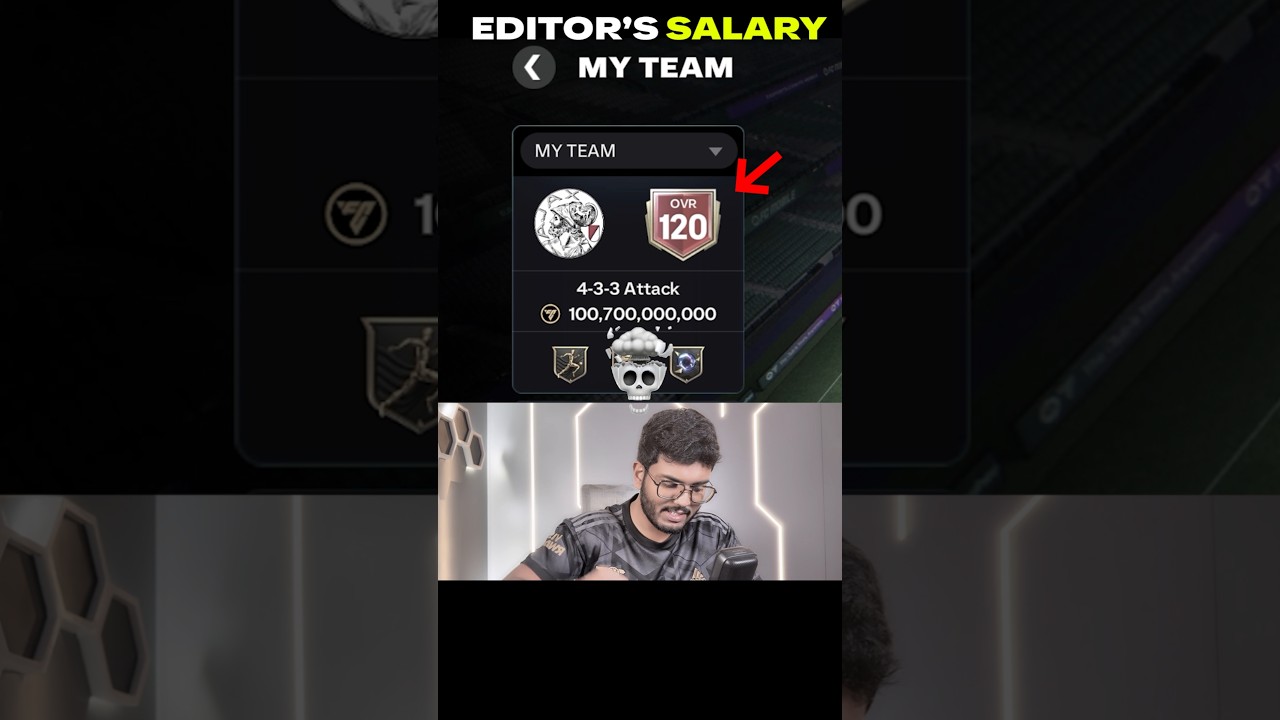 POV: Editor's Salary 🤫 #fcmobile #fc25 #fcmobilr25 #rkreddy