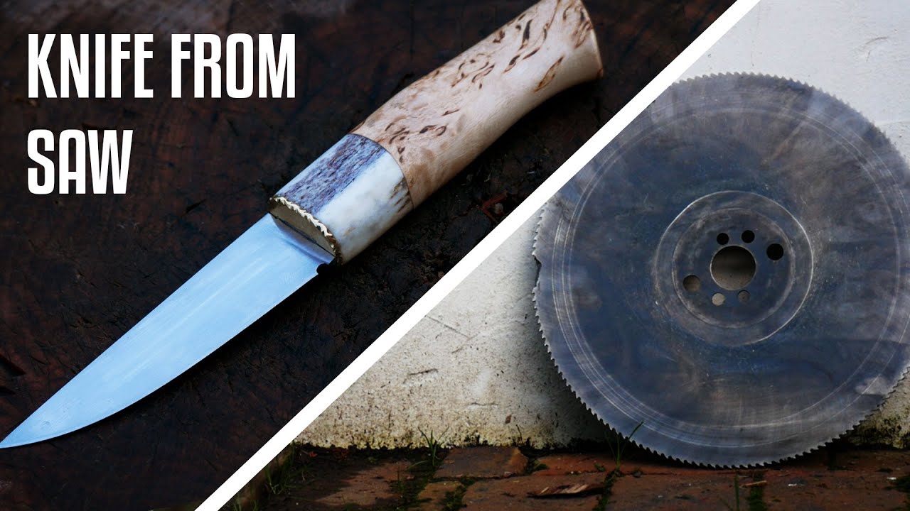 Handmade Puukko Knife From A Broken Sawblade