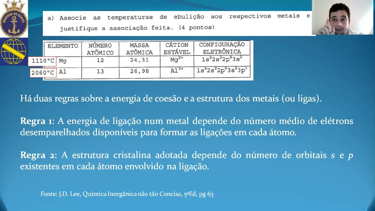 Processo seletivo para Engenheiro Químico da Marinha do Brasil 2004  Questão 3