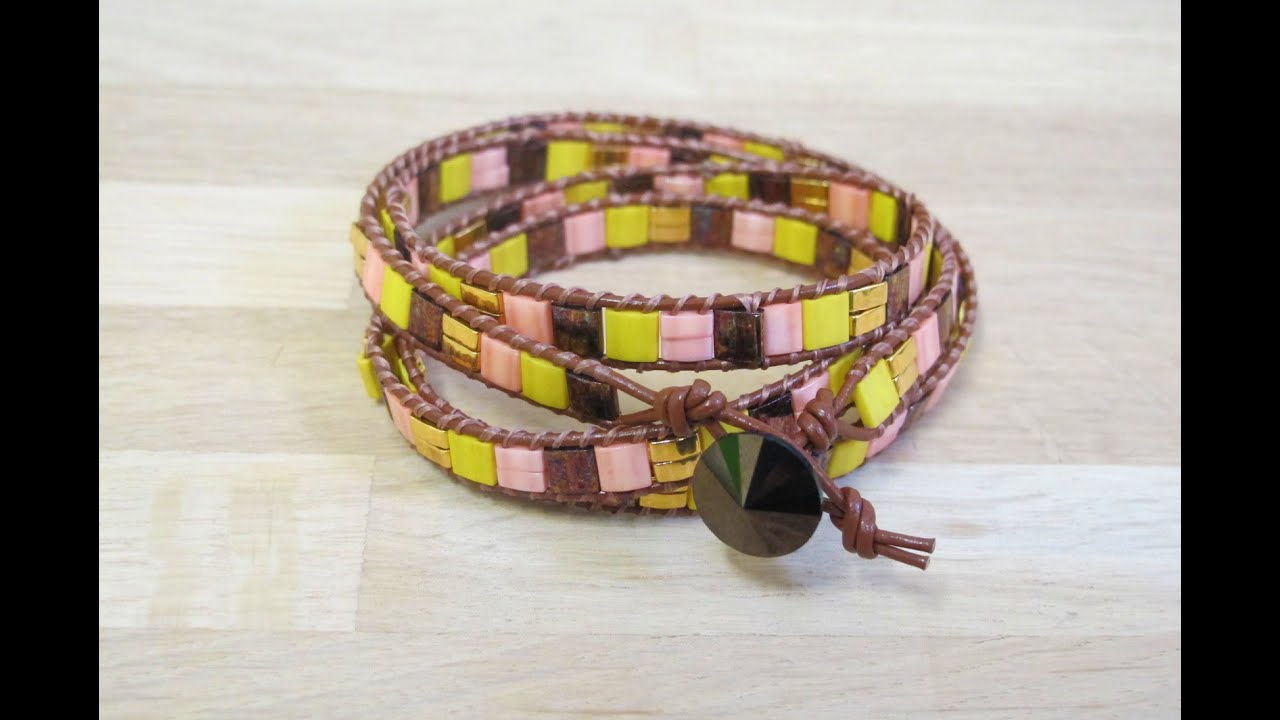Perles & Co - DIY Bracelet Wrap en Tila Beads