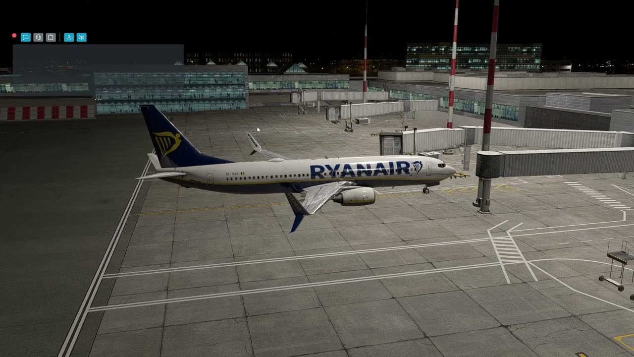 X-Plane 12.4 | Zibo 737-800 | Birmingham To Dublin | FR661