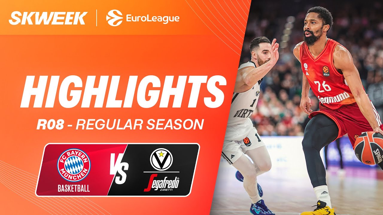 FIRST MINUTES IN EUROLEAGUE FOR SPENCER DINWIDDIE 🎃 BAYERN vs VIRTUS - HIGHLIGHTS EUROLEAGUE R8