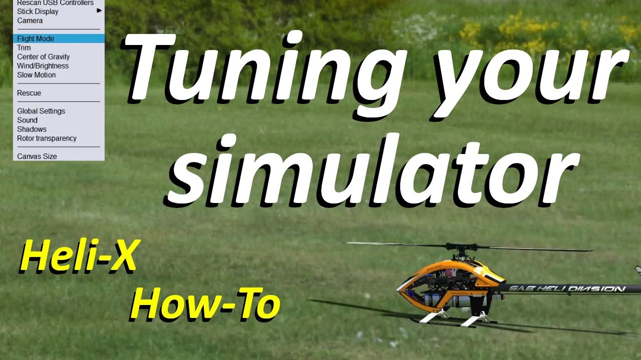 From SIMULATOR to REALITY in 8 MINUTES - for RC Helicopters using Heli-X