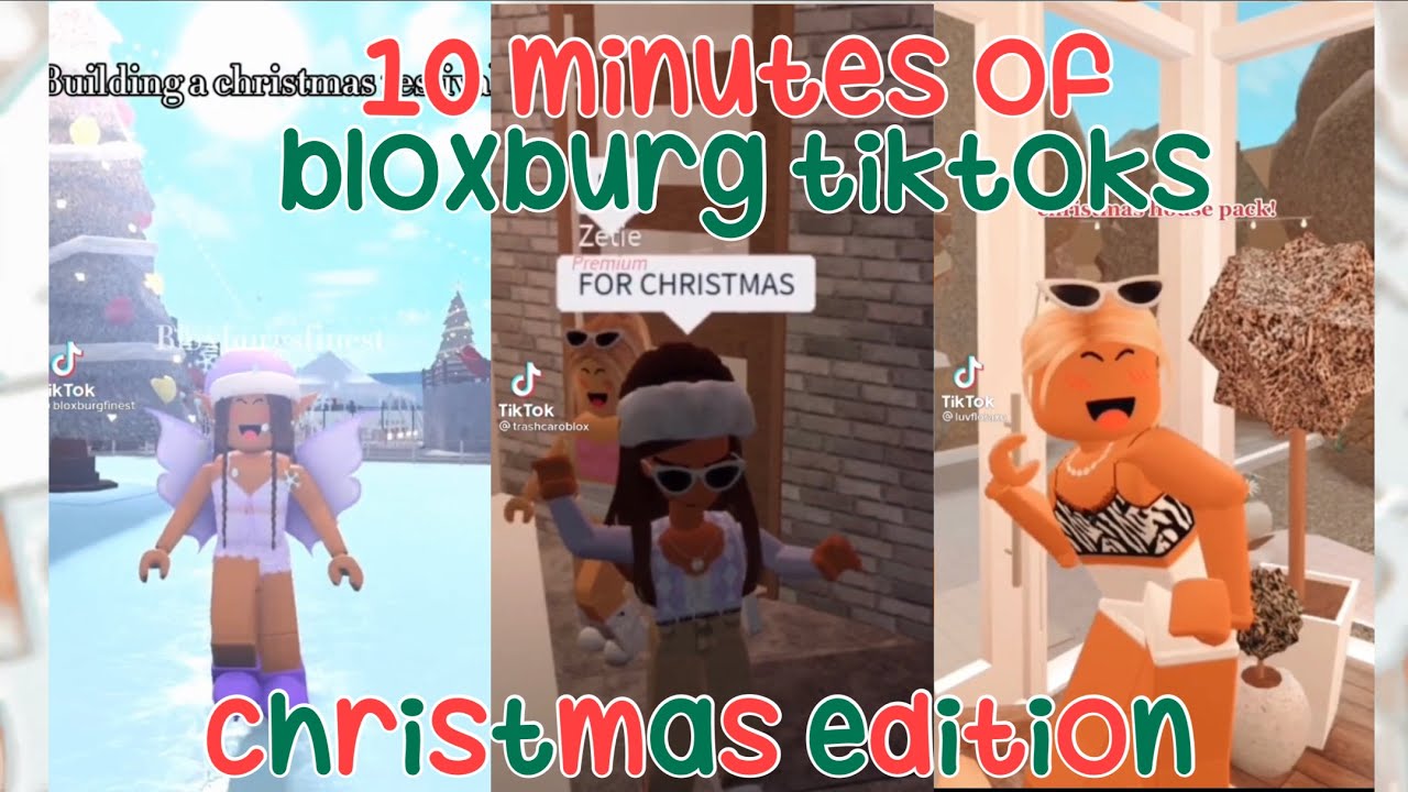 bloxburg tiktoks to get you in the christmas spirit 🎄❄️