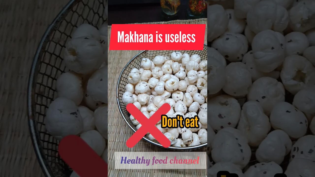 is raw makhana good for health? #shortsfeed #shorts #trending #makhana #food