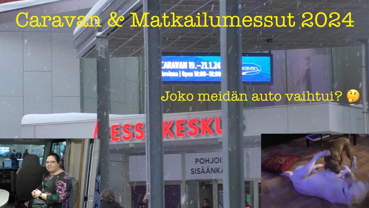 Joko meidän auto vaihtui...? Caravan & Matkailumessut 2024