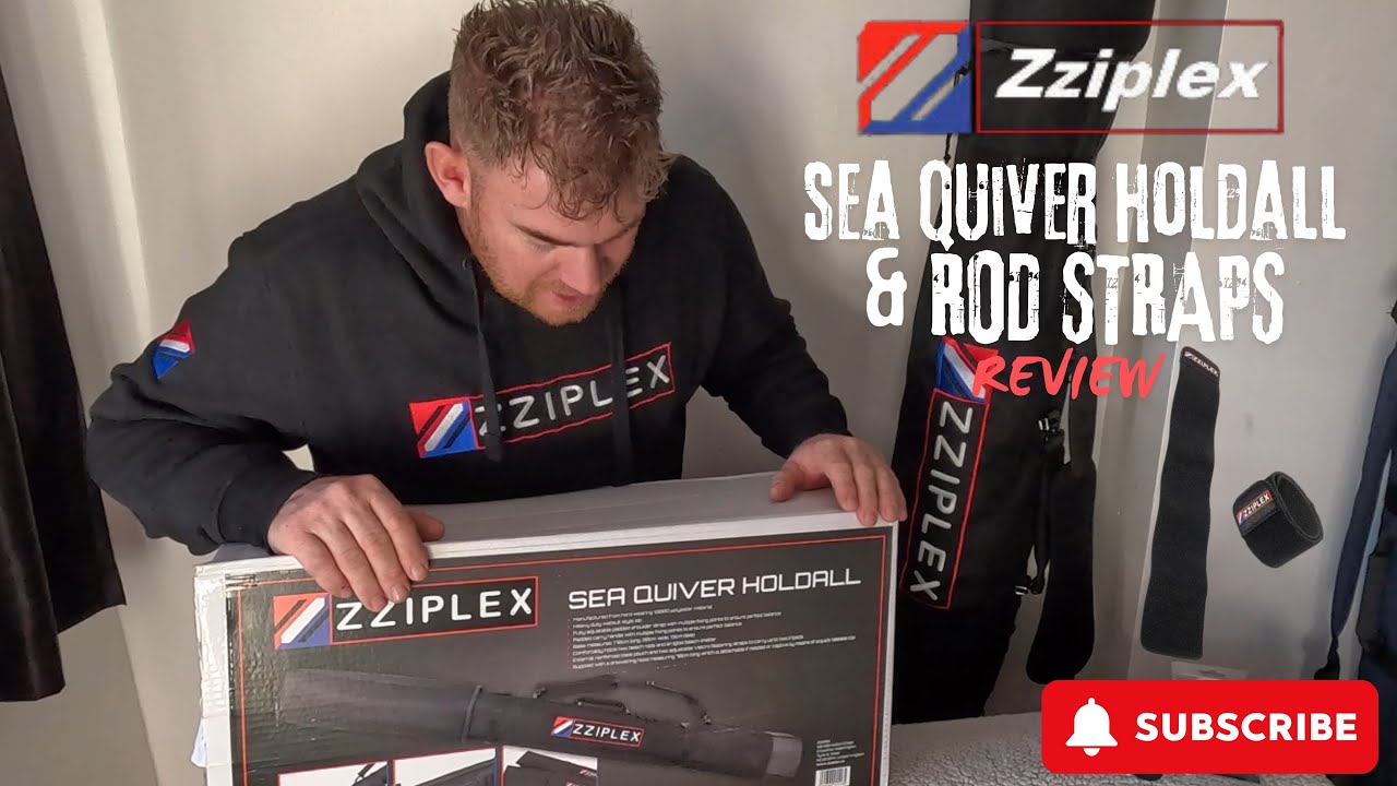ZZIPLEX SEA QUIVER HOLDALL & ROD STRAPS REVIEW - SEA FISHING SHOW - SEA FISHING UK