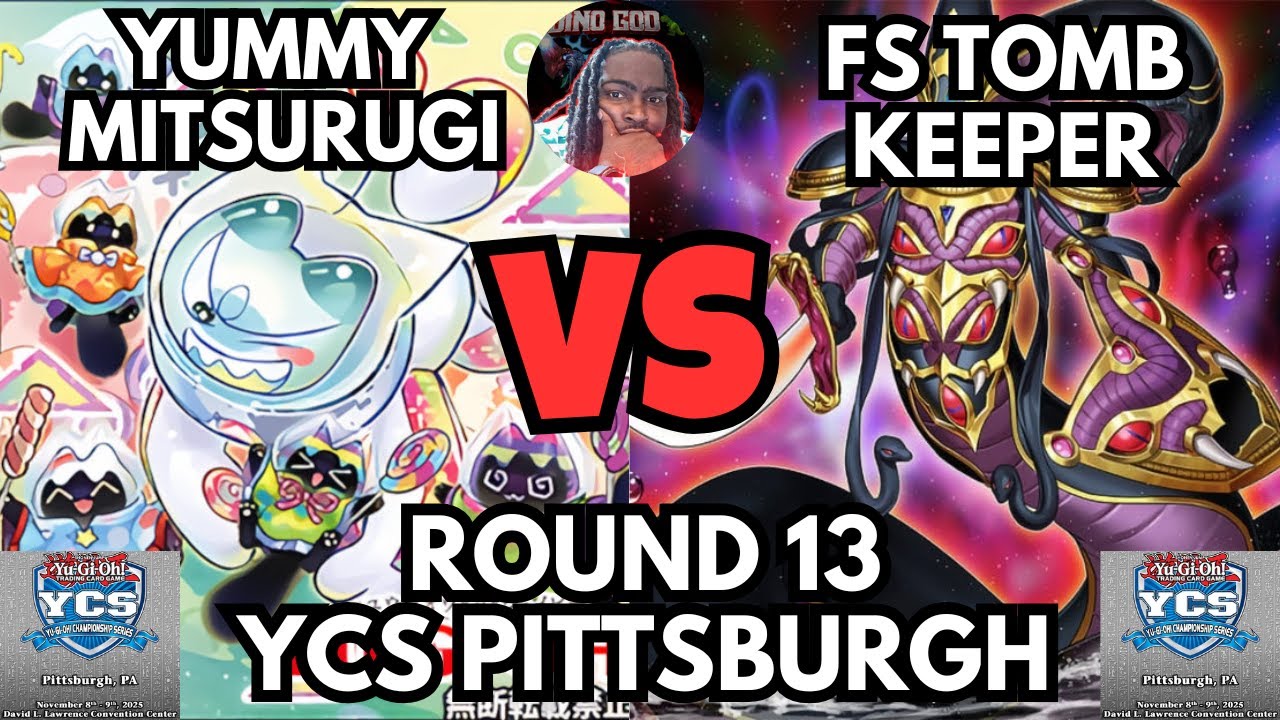 YCS PITTSBURGH ДЕНЬ 2 РАУНД 13 | YUMMY MITSURUGI VS FIENDSMITH TOMB KEEPPER YU-GI-OH!