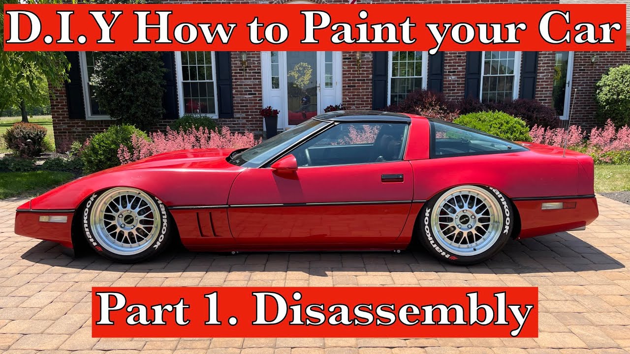 D.I.Y How to Paint Your Car. Part 1 Disassembly .