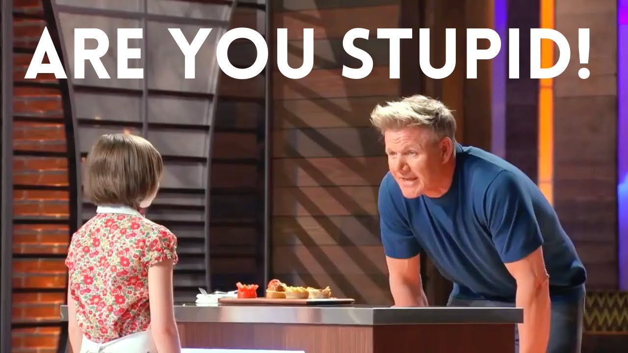 Gordon Ramsay DESTROYS Kid Chef after being served RAW food