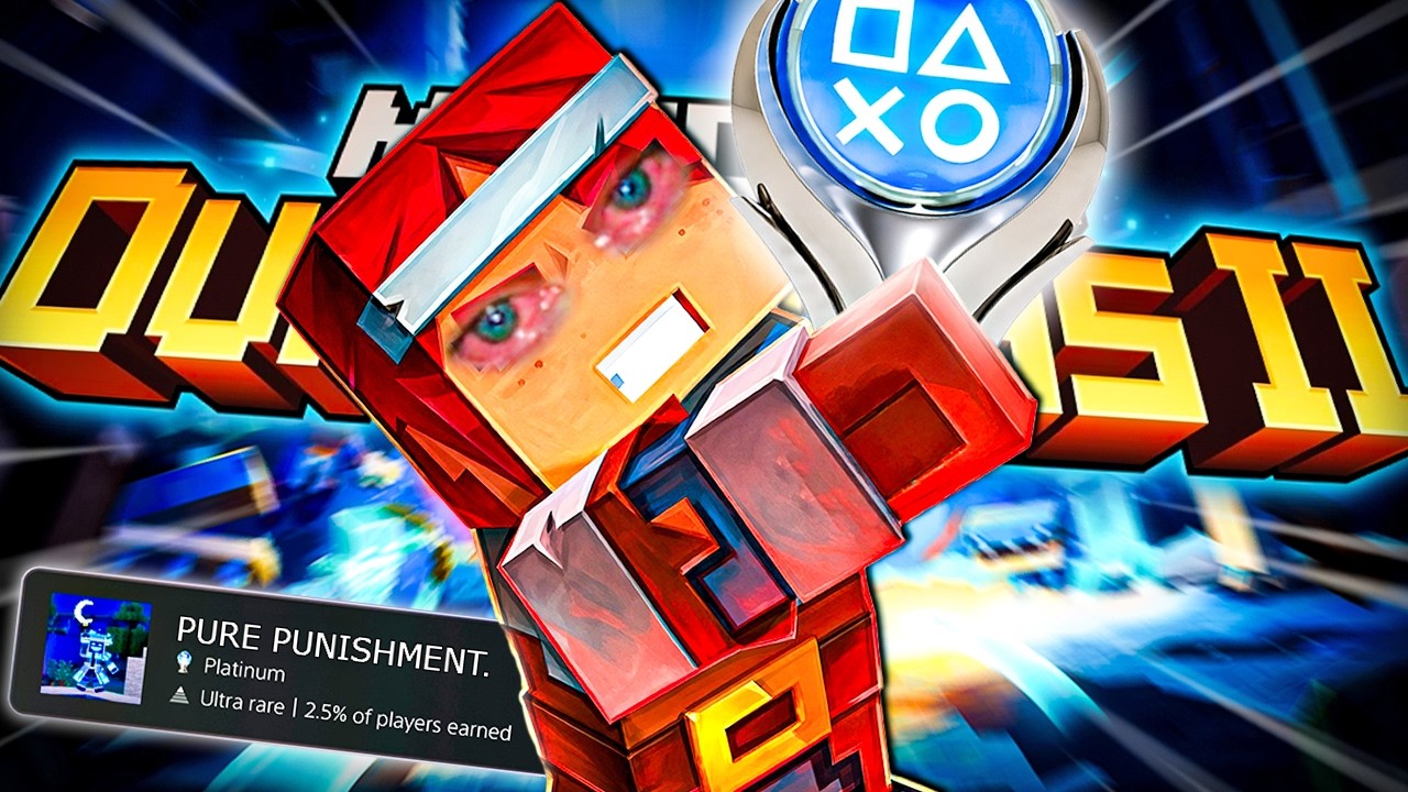 I Platinum'd Minecraft Dungeons 2 But Every Trophy Is A Punishment...