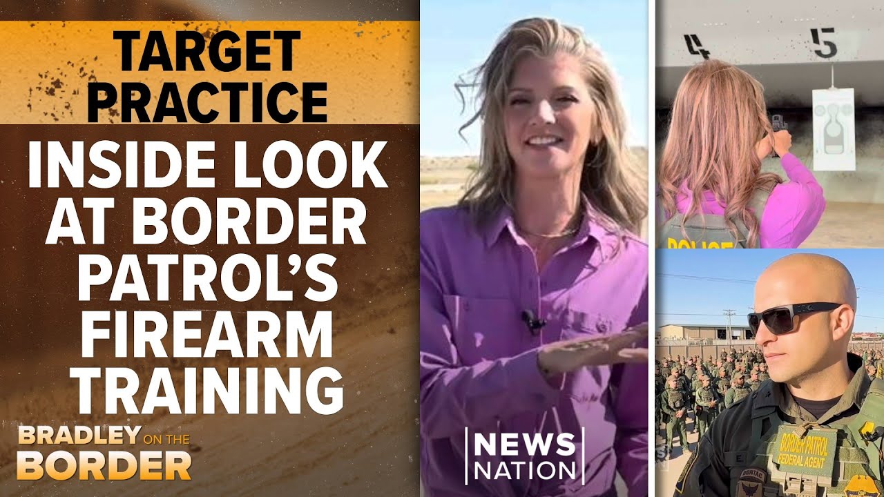 Inside Border Patrol's firearm training | Bradley on the Border