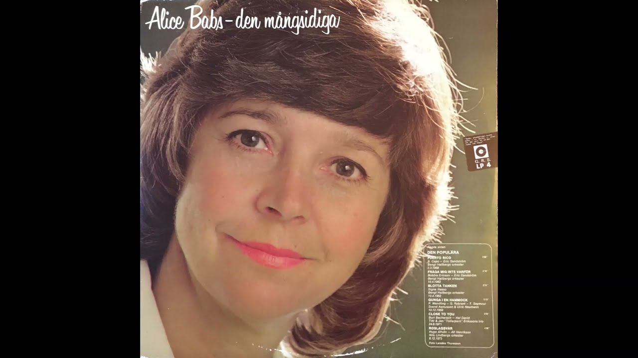 Yesterday - Alice Babs, Rolf la Fleur, Jan 