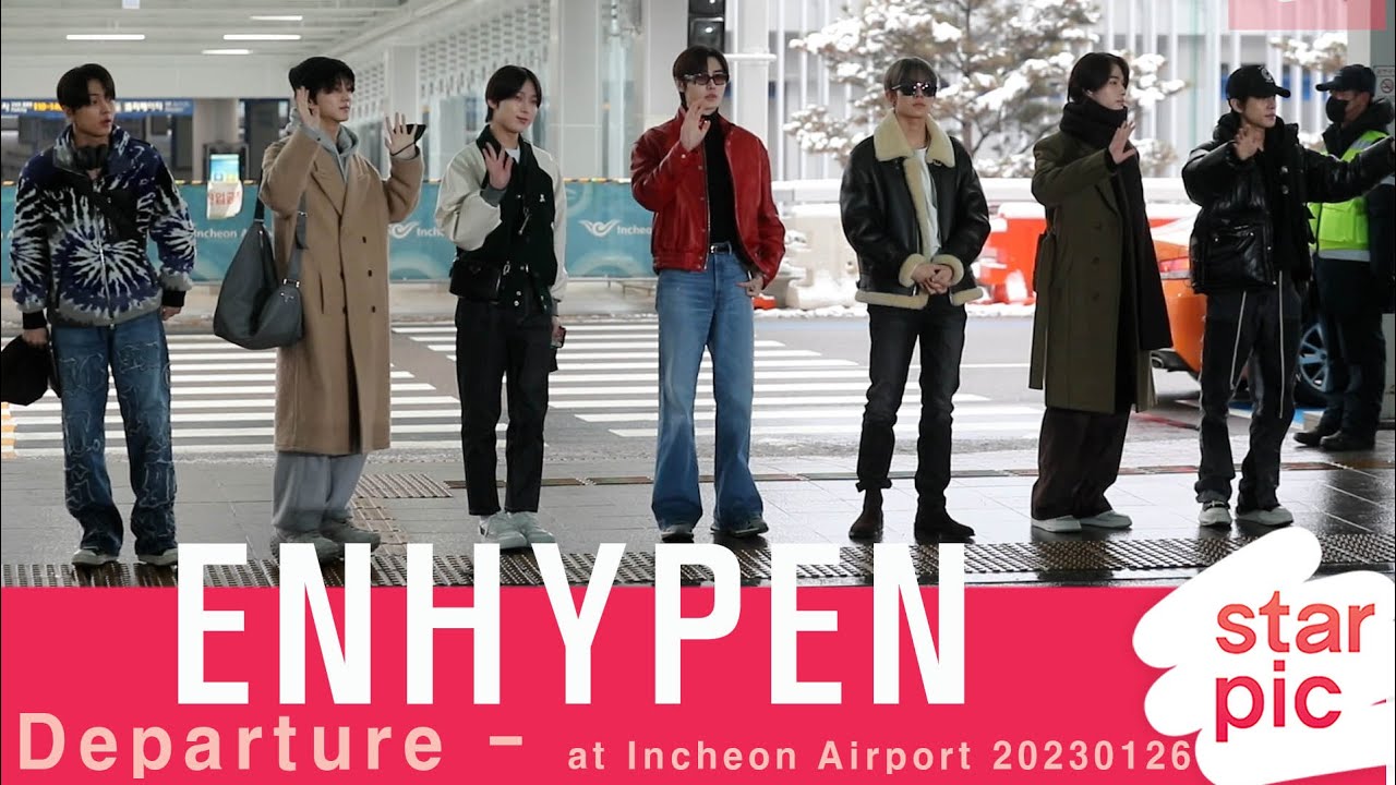 엔하이픈, '추위도 녹이는 멋짐!' [STARPIC] / ENHYPEN Departure - at Incheon Airport 20230126